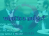 What Is A Nudge? English language learn speak improve davidad vocabulary lessons pronunciation nudge theory social psychology choice architecture behavioral science