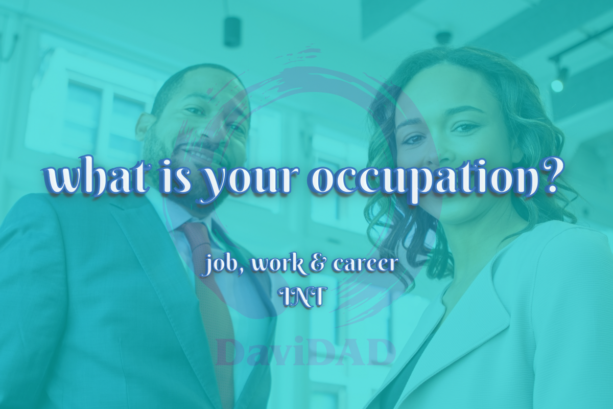 what is your occupation?