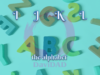 the alphabet – IJKL
